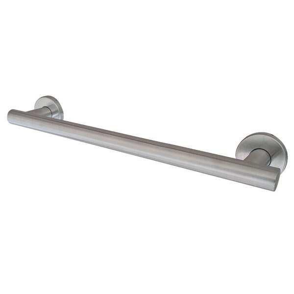 GBS1418CS8 18-Inch x 1-1/4 Inch O.D Grab Bar, Brushed Nickel, Kingston Brass, Mfr#: GBS1418CS8